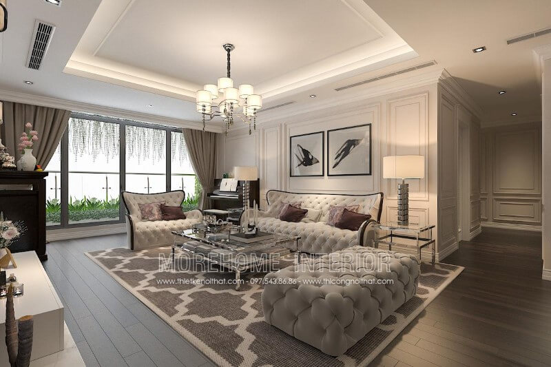 Sofa tân cổ điển Sofa tân cổ điển