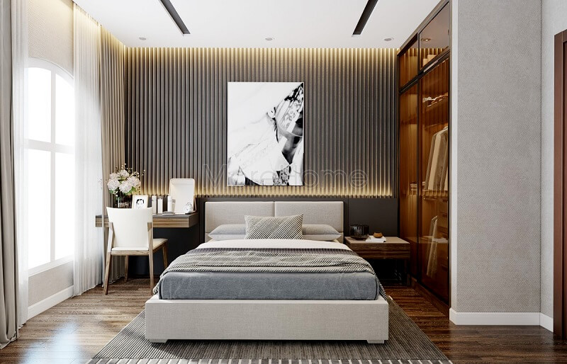 Giường ngủ chung cư gỗ công nghiệp Giường ngủ chung cư gỗ công nghiệp