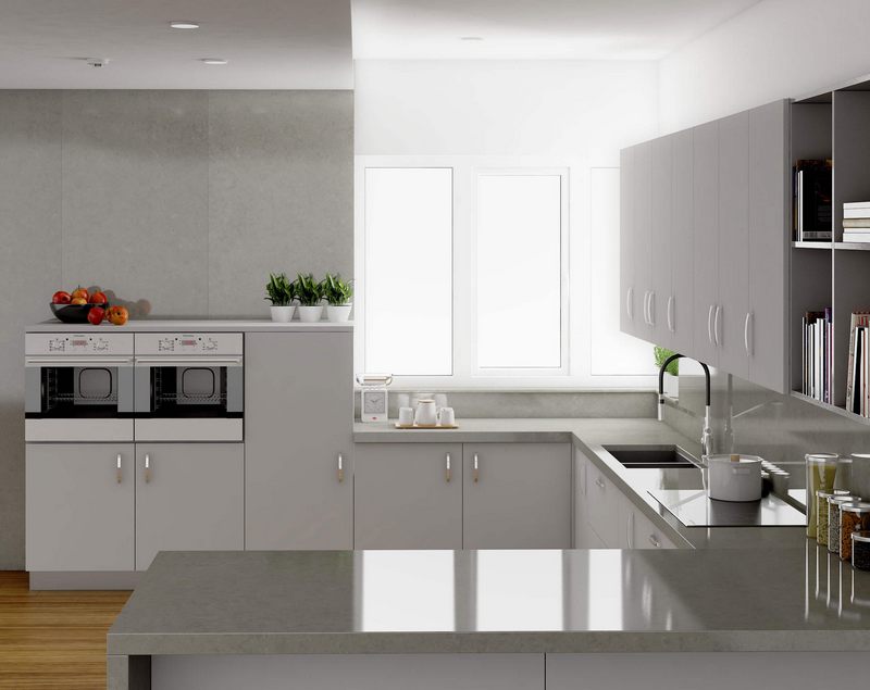 Đá ốp mặt bếp đá nhân tạo có khả năng chống lực nhiệt cao, ưu điểm uốn cong vượt trội giúp tránh để lại vết nối, tạo ra một mặt phẳng không có vết rách, mang lại sự tiện lợi cho gia chủ khi sử dụng.